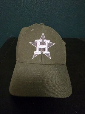 Astros Baseball Hat - Olive Green
